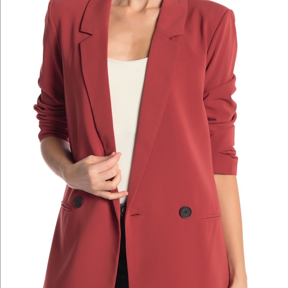 Boyfriend Blazer, Double Breasted, Size XL